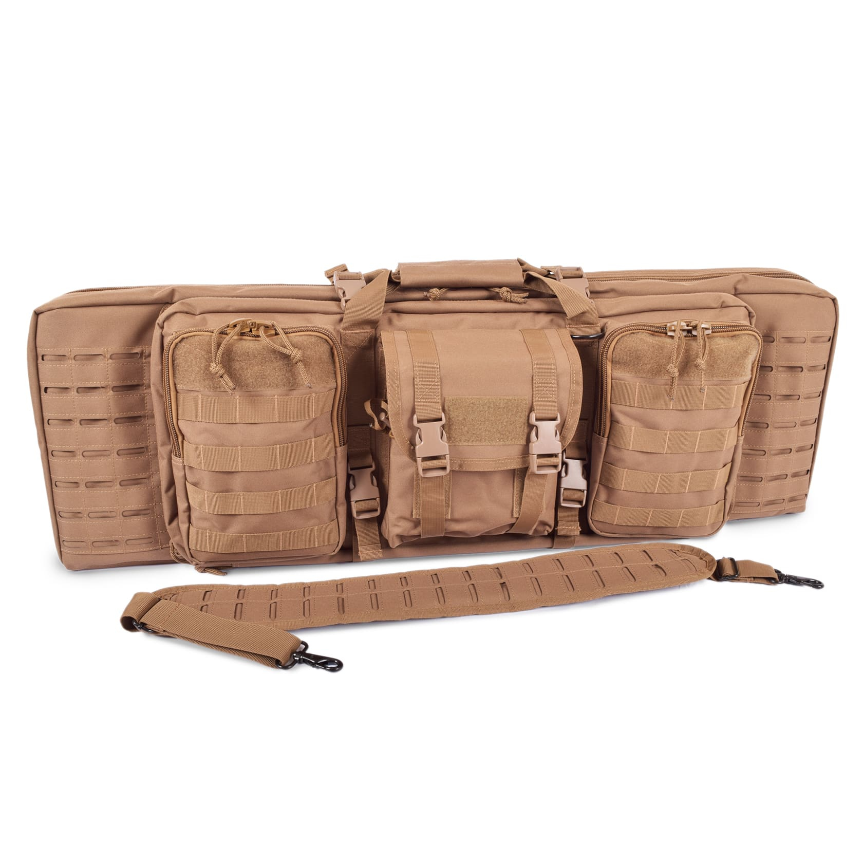Fear Gear American Classic 36" Double Rifle Case - FDE - WM1121-36T