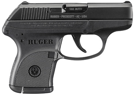 Ruger 3701 LCP 380 ACP Caliber with 2.75" Barrel, 6+1 Capacity, Black Finish Frame, Serrated Black Oxide Steel Slide & Polymer Grip