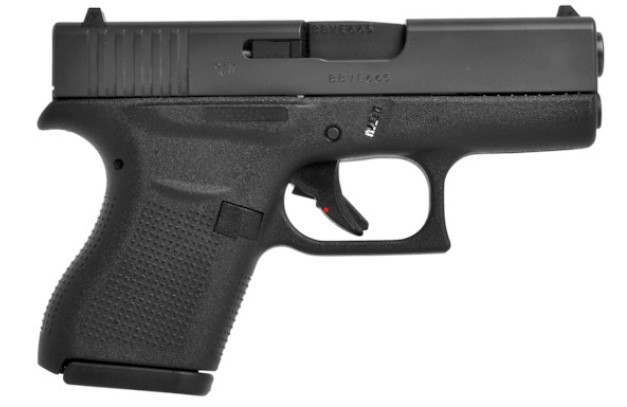 Glock 43 - Semi-Automatic Pistol - 3.41" Barrel - 9x19mm - 6 Round Magazine - Hard Case - USA Made - Factory Reconditioned - UR43509