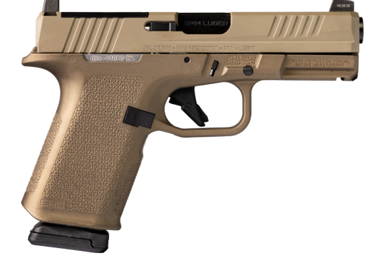 Ruger RXM, 9mm Semi-Automatic Pistol, 4" Barrel, Burnt Bronze Frame, FDE Slide 2-15rd Magpul Magazines, Co-Witness Blacked Out Rear Sight w/ Tritum Front - 19418