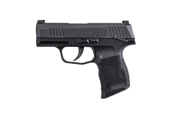 Sig Sauer 365380BSSMSMA P365 Optic Ready, Manual Safety, 10+1, 3.10" barrel, Nitron