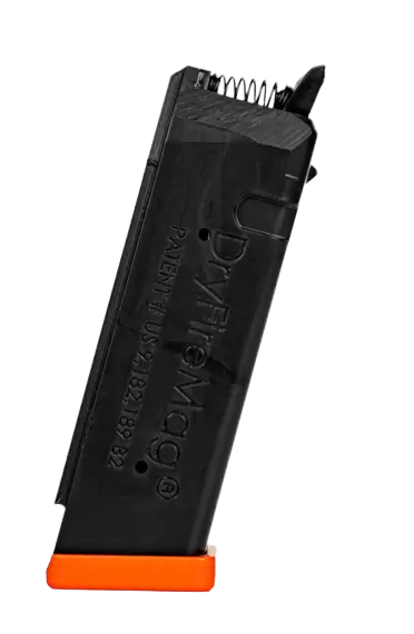 DryFireMag for Glock 10mm/45 Auto, Training Magazine, Blaze Orange Base Plate, Made In the USA - D-G10