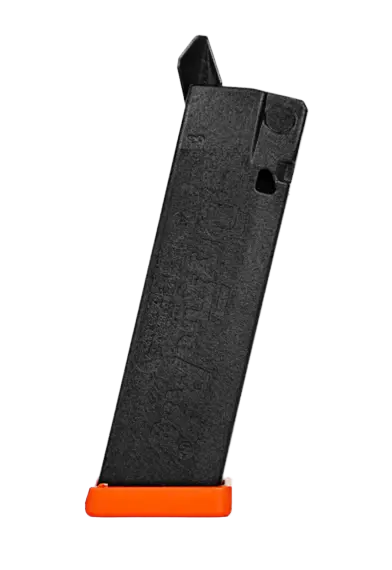 DryFireMag for Sig Sauer P320, Training Magazine, Blaze Orange Base Plate - D-P9-RET