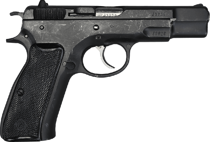 CZ 75 "Pre-B" Pistol DA/SA 9mm 4.75" Barrel w/ Adjustable Sights Black Finish -Surplus Good Condition