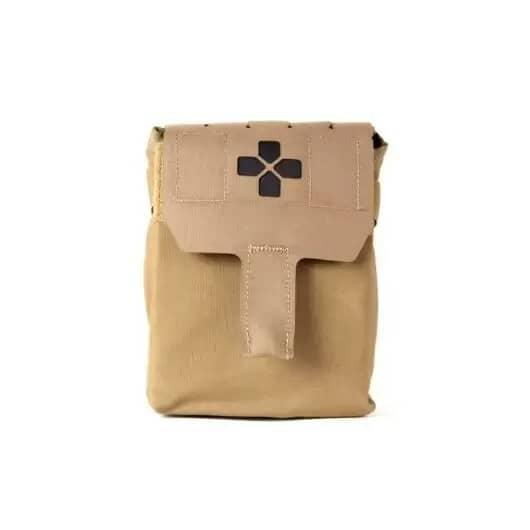 Blue Force Gear - Trauma Kit NOW! - Molle Mounted - Helium Whisper - Empty - Coyote Brown - HW-TKN-MED-EMPTY-CB