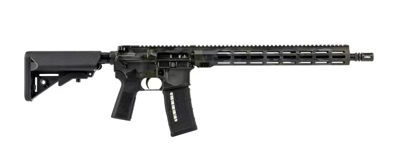 IWI Zion-15 Semi-Auto AR-15 Rifle 16" Bbl, 15" Free Float M-Lok Rail, 223/5.56 NATO, 30 Rd Mag - Special Black Multicam Tactical Finish - Z15TAC16-BMC
