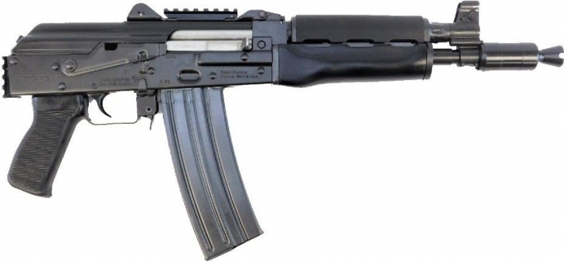 Zastava Arms ZPAP85 Alpha Semi-Automatic AK-47 Pistol 10" Barrel .223/5.56 30rd - Includes Rear Trunnion 1913 Picatinny Brace Mount - ZP85556PA
